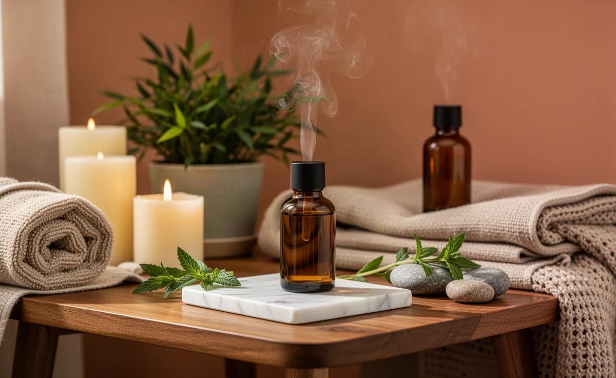 Masaj de seară în cuplu cu uleiuri doTERRA