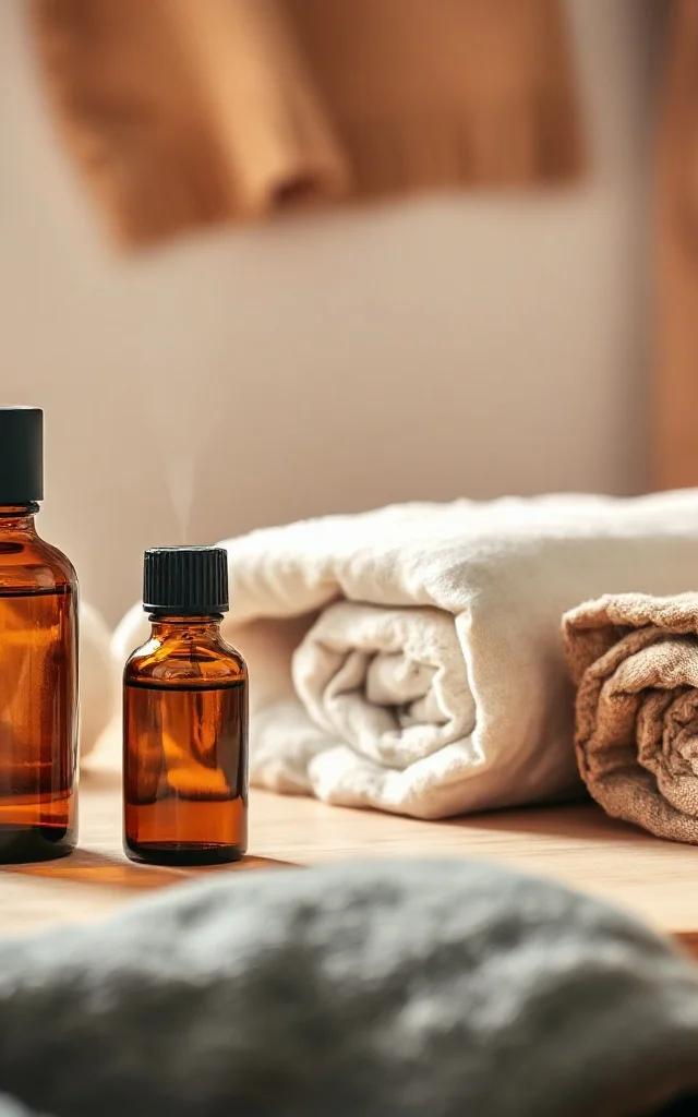 Atmosphäre-Ideen für ein Massageritual zuhause