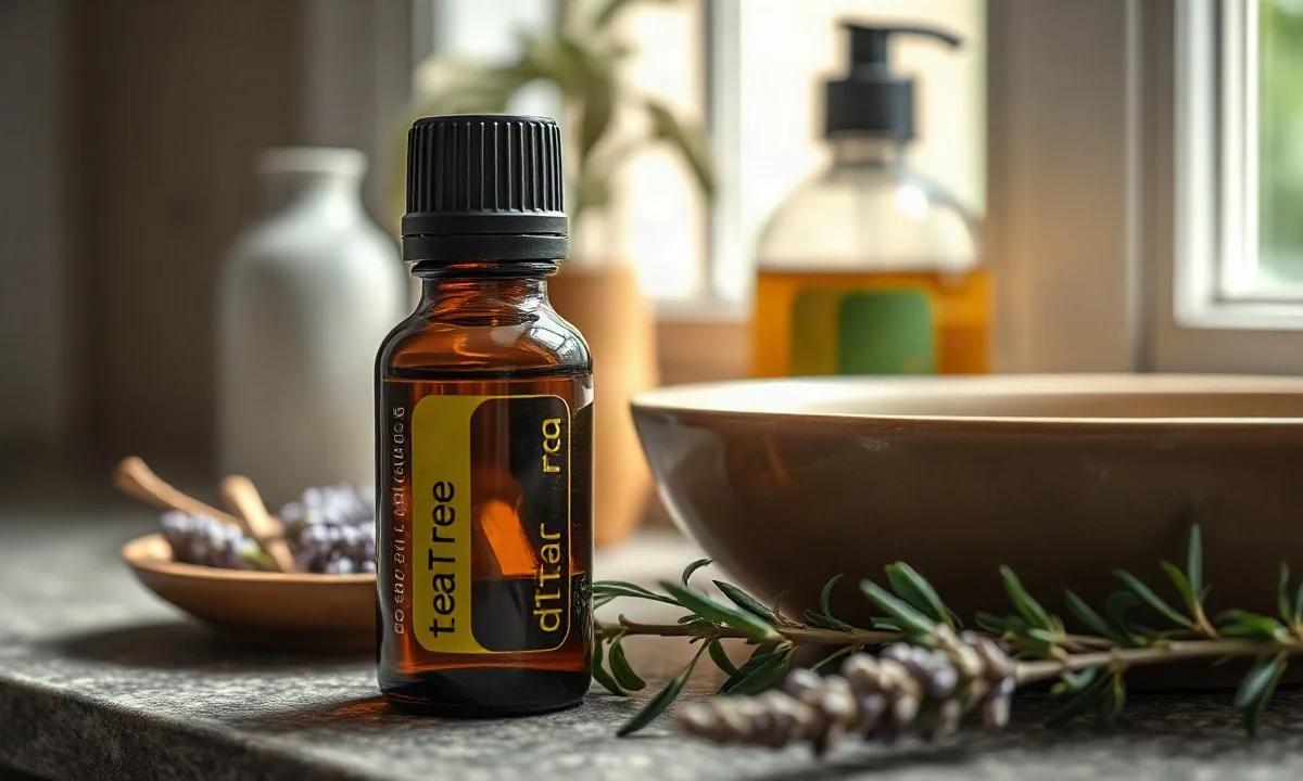 Huile essentielle d'arbre à thé doTERRA contre l'acné