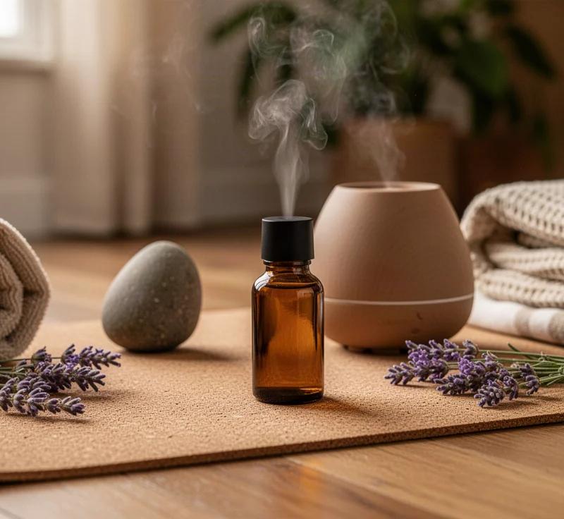Yoga met etherische oliën voor ontspanning