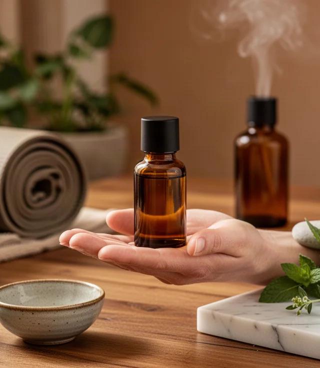 Automasaj ceafă și umeri cu uleiuri doTERRA seara