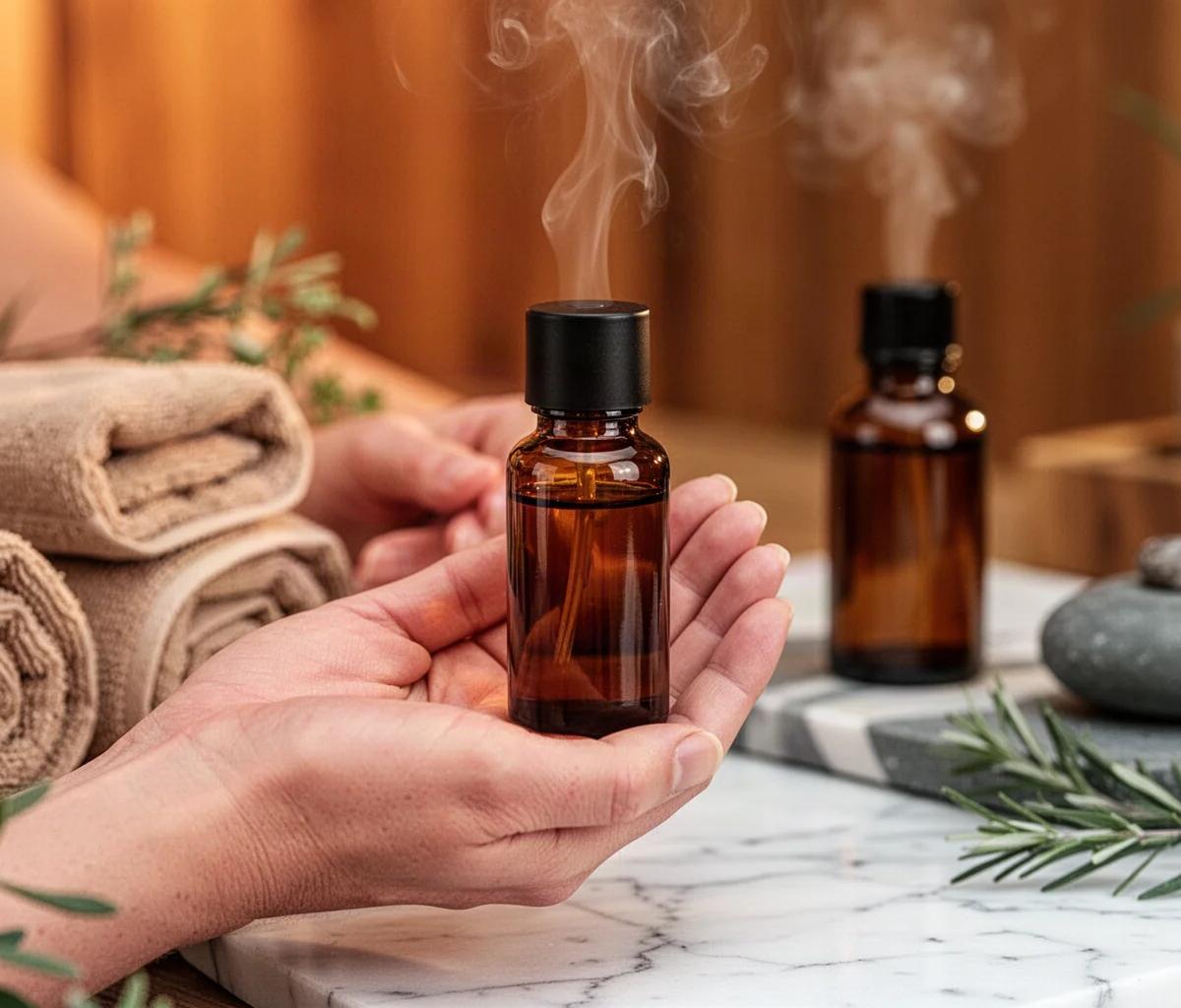 Version diluée de l'huile massage