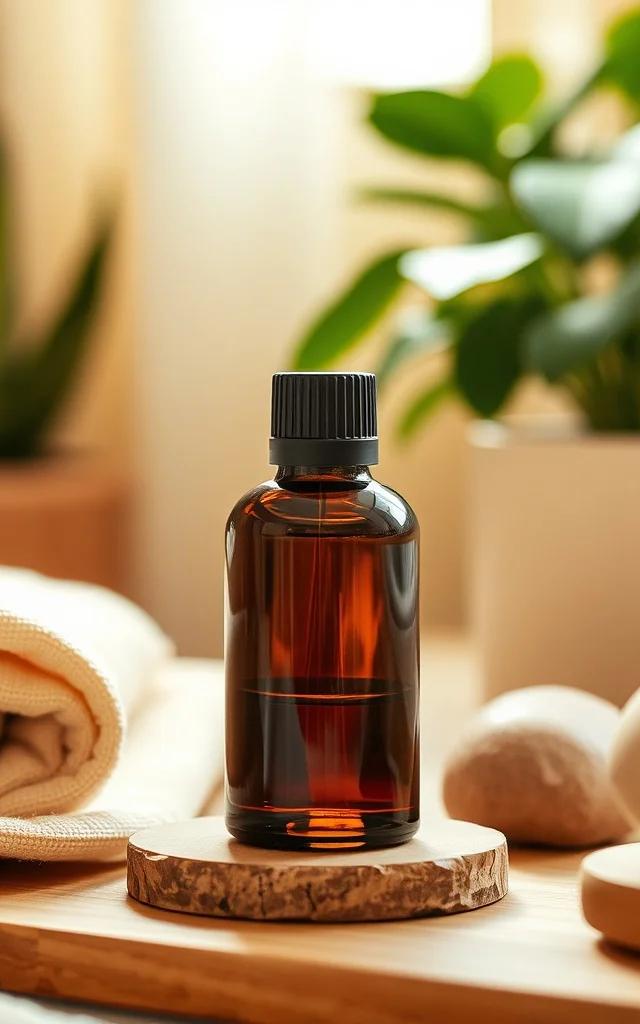Ritual de masaje en casa con aceites y coco fraccionado