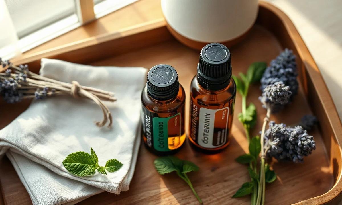 Pfefferminzöl von doTERRA hilft natürlich gegen Kopfweh