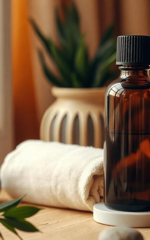 Masaj senzual de seară cu uleiuri parfumate