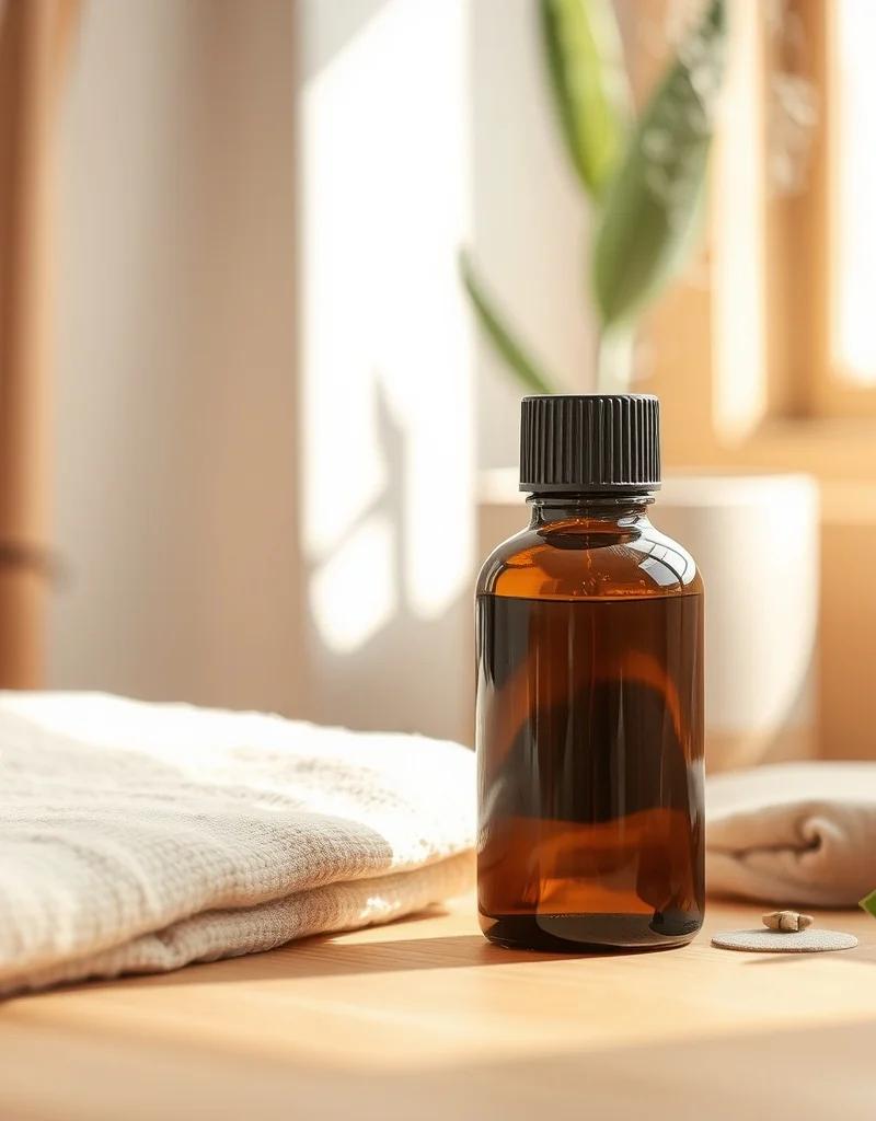 Massage relaxant aux huiles essentielles à la maison