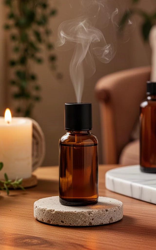 Ritual de masaje en pareja con aceites por la noche