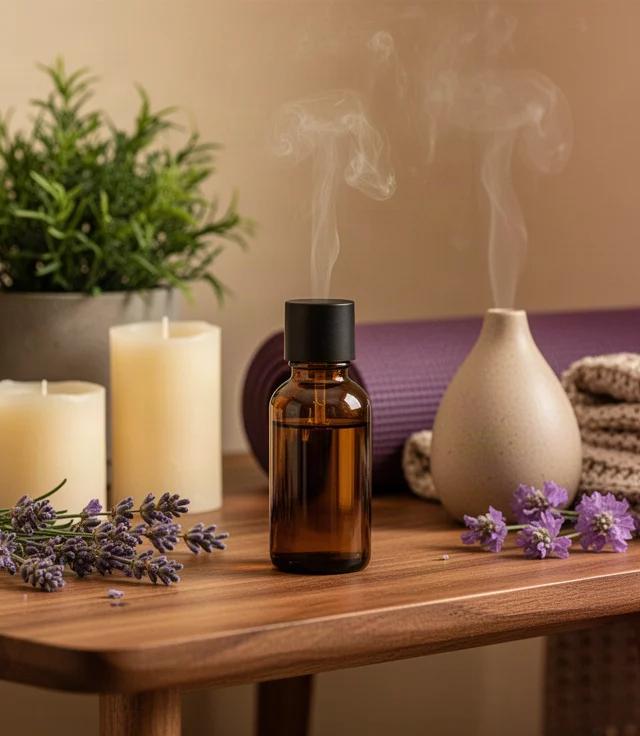 خلطة Balance أم زيت اللافندر في طقس المساء العطري