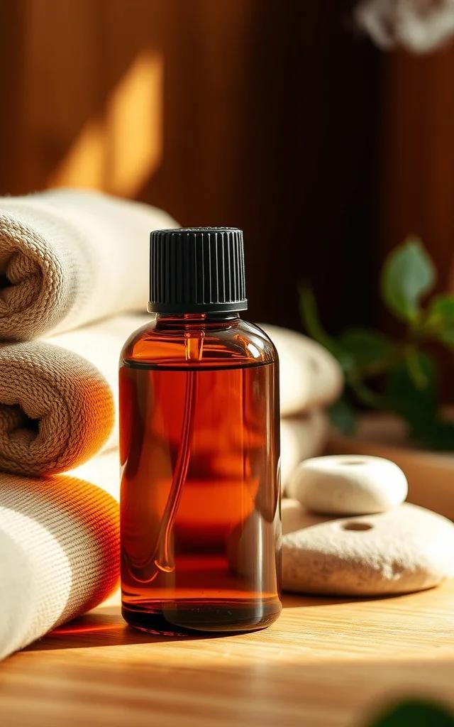 Rituale olistico di massaggio con oli