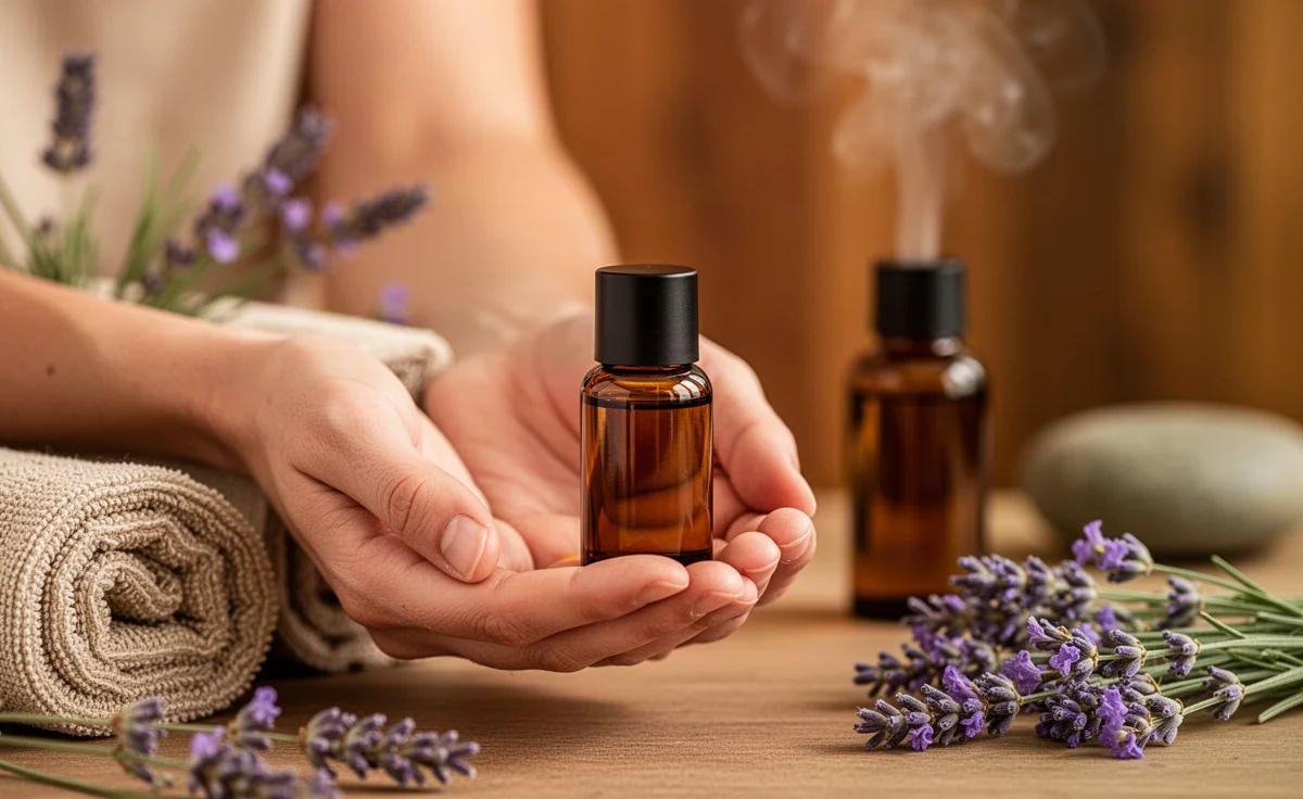 Self Massage for Hands Feet Neck with Lavender and Balance