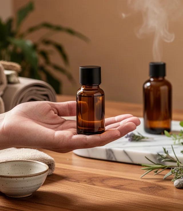 Self Massage Hands Feet Neck Evening Oil Ritual