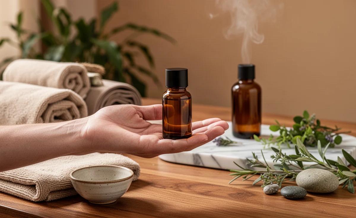 Self Massage Hands Feet Neck Evening Oil Ritual