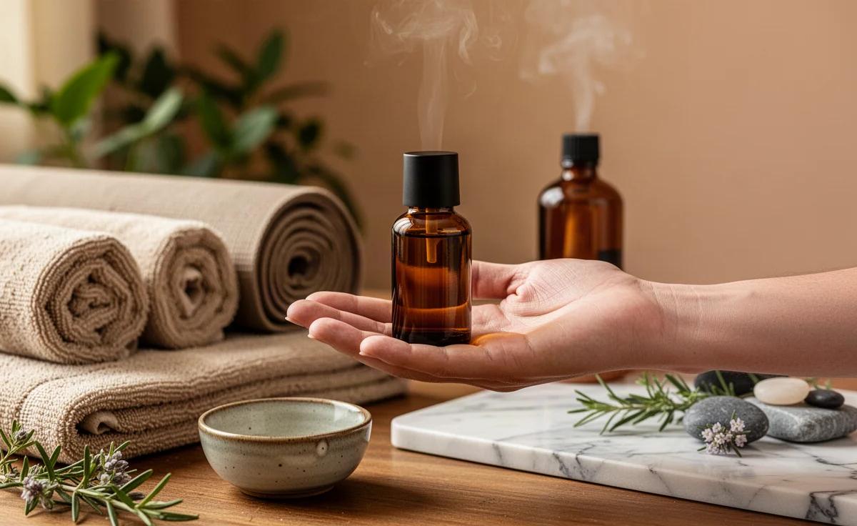 Massageöl selbst mischen mit fraktioniertem Kokosöl