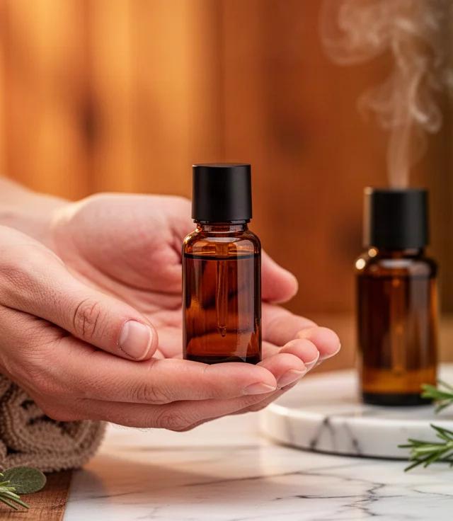 Aceite portador para aceites esenciales, guía