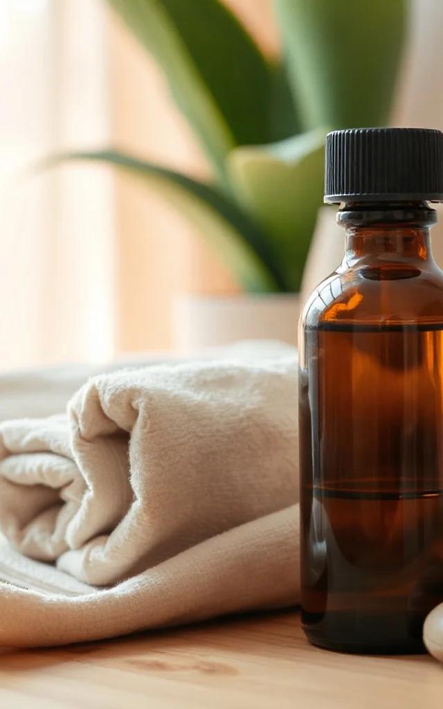 Olio vettore per massaggio con oli essenziali