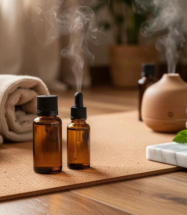 Yoga com Óleos Essenciais em Casa