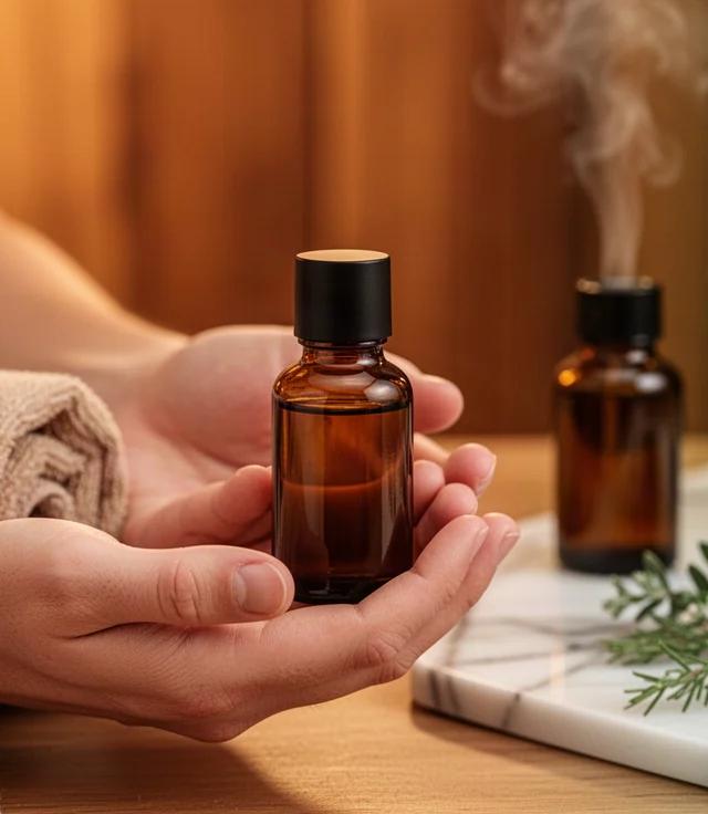 Rutina de automasaje de manos pies y cuello con aceites