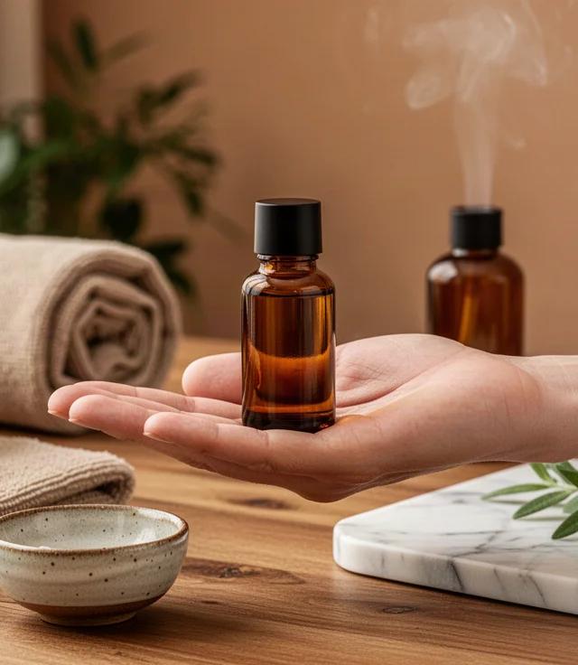 Massageolie verdunnen met gefractioneerde kokosolie