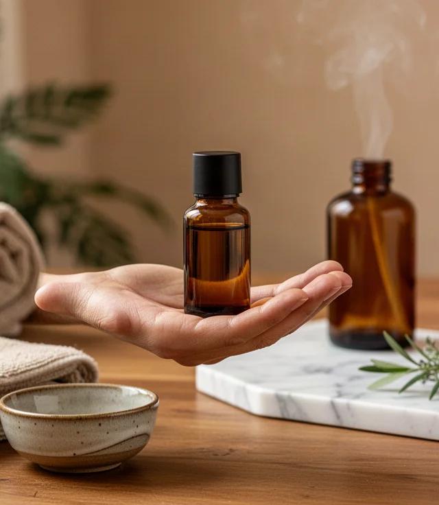 Fraktioniertes Kokosöl vs Süßmandelöl Massage