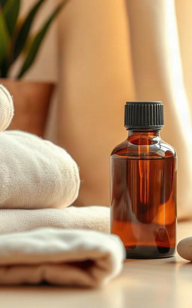 Ritual de Massagem Noturno com Óleos para Casal
