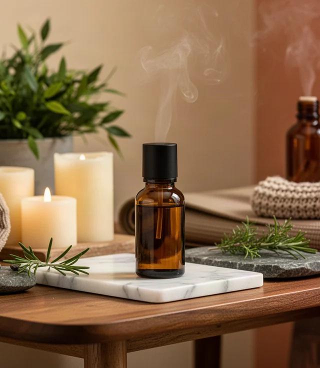 Ritual de masaj în cuplu seara cu uleiuri doTERRA