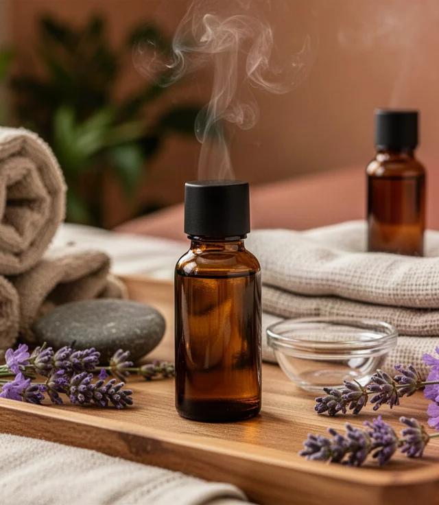 Deep Blue vs Lavendel massageolie vergeleken
