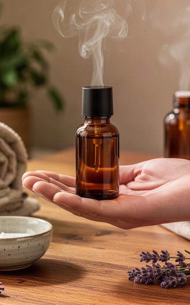 Masaje casero con esencias naturales