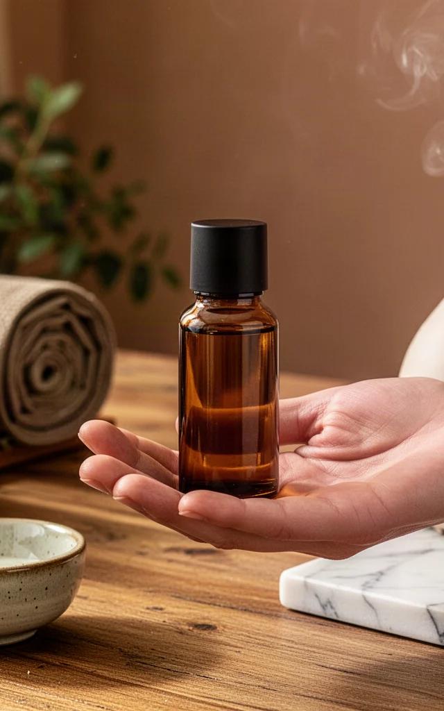 Diluição segura de óleos para massagem