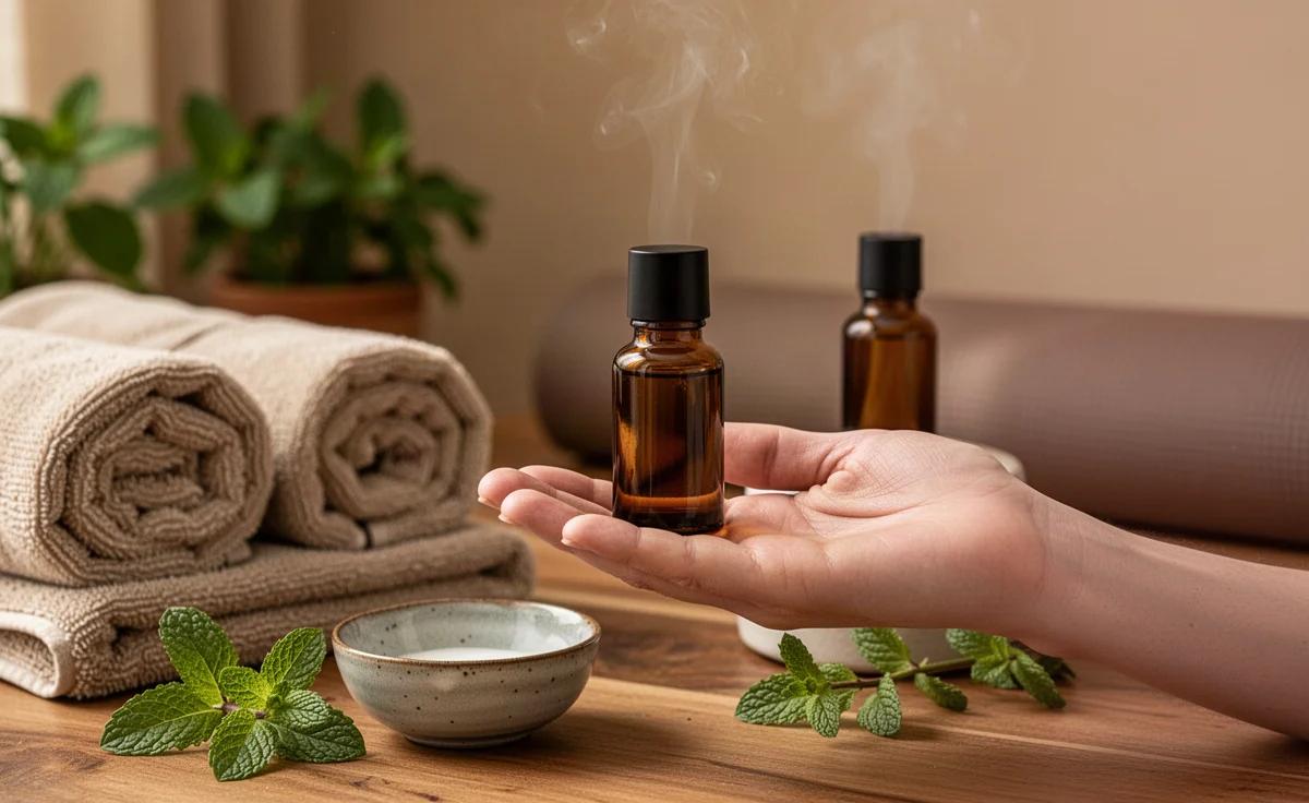 Peppermint Oil Foot Ritual, A Cooling Evening Guide
