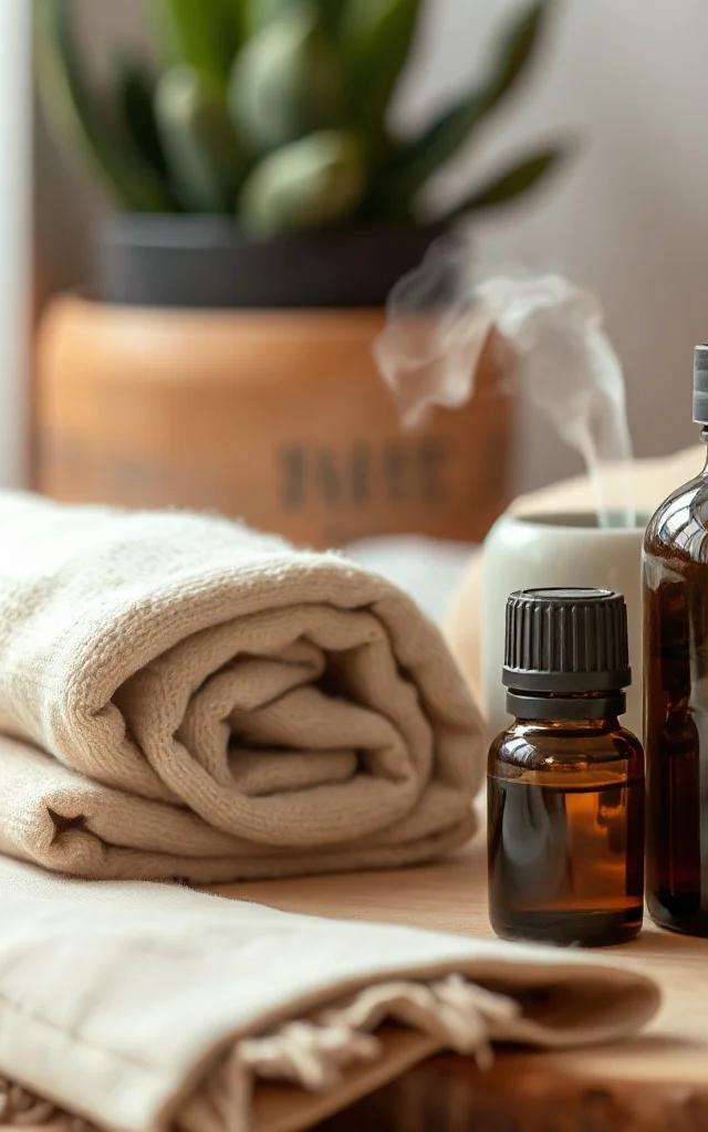 Wieczorny automasaż olejkami doTERRA w domu