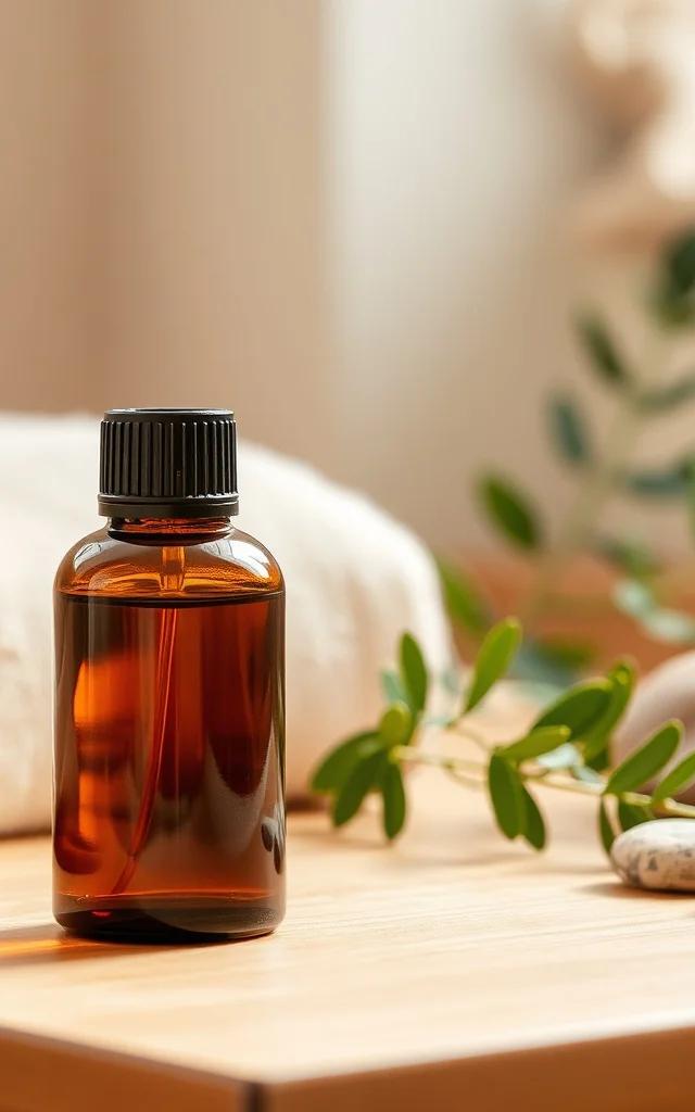 Warm Towels and Essential Oils Ritual at Home