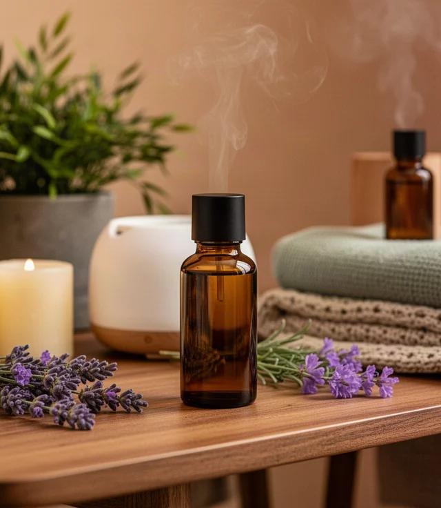 Huile essentielle de lavande et massage du soir