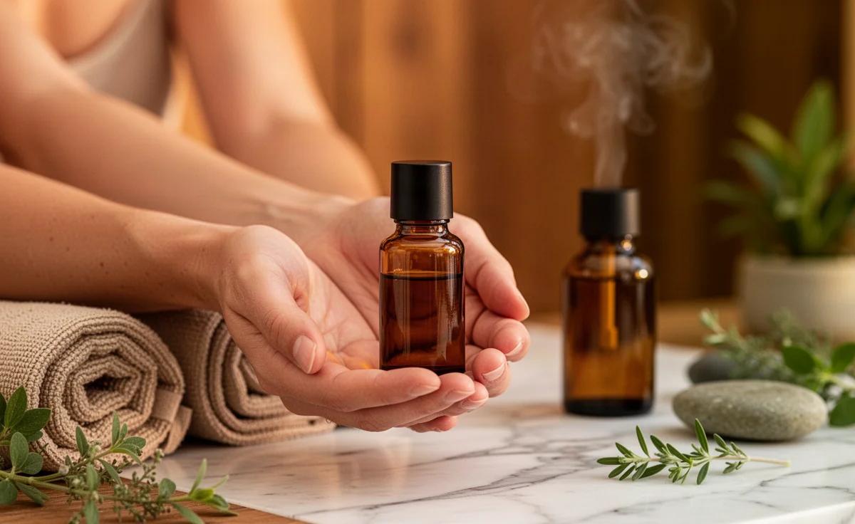 Soothing Oil Massage for Hands Feet and Neck