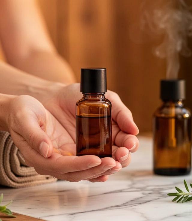 Soothing Oil Massage for Hands Feet and Neck