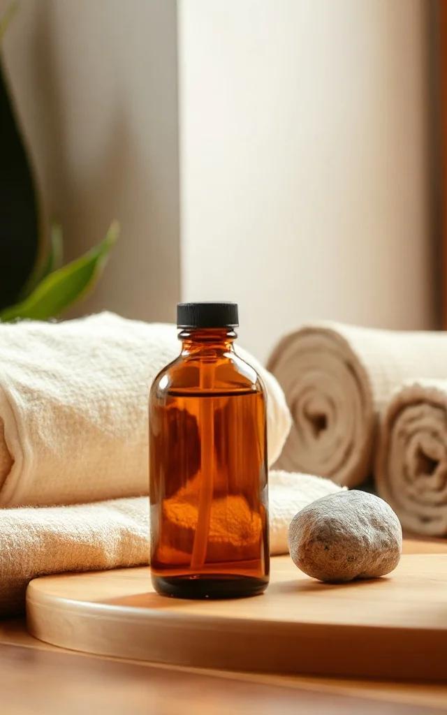 Massage apaisant aux huiles chez soi