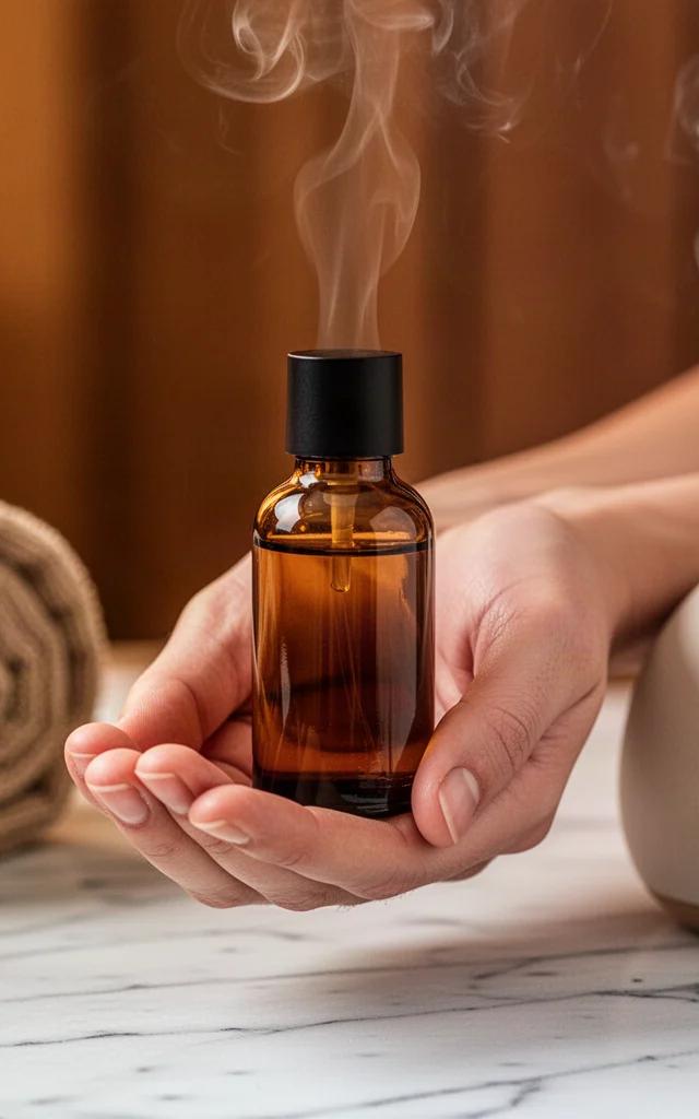 مساج عطري رومانسي للزوجين بأسلوب مبسط